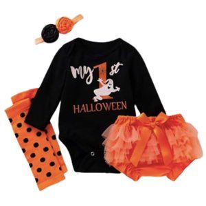 🌿My First Halloween Newborn Outfit [0-3M]🌿
